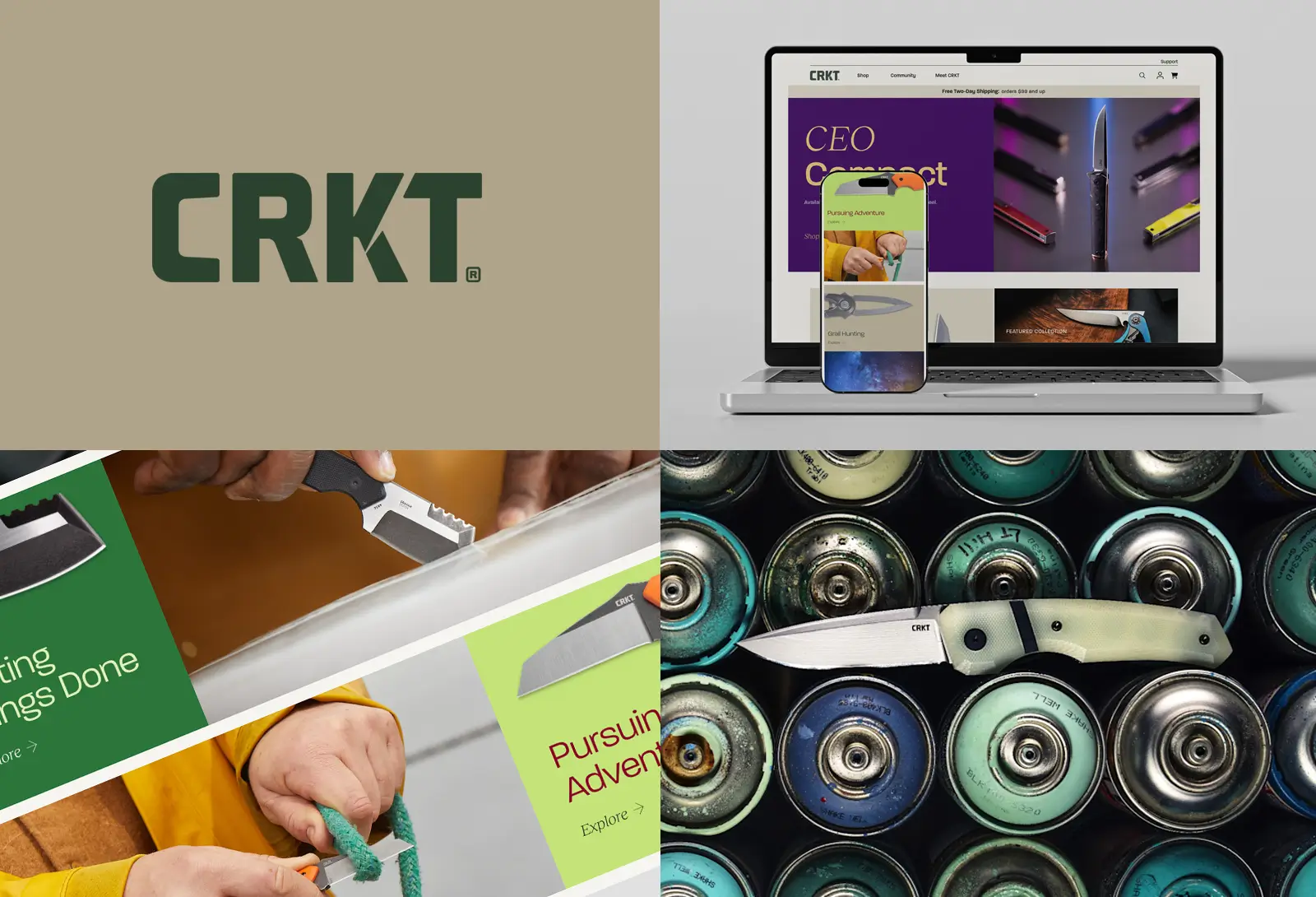 CRKT Knives Featured Website Design