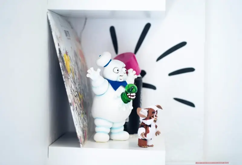 Creative figures ghostbusters stay puff gremlins gizmo aliens burst