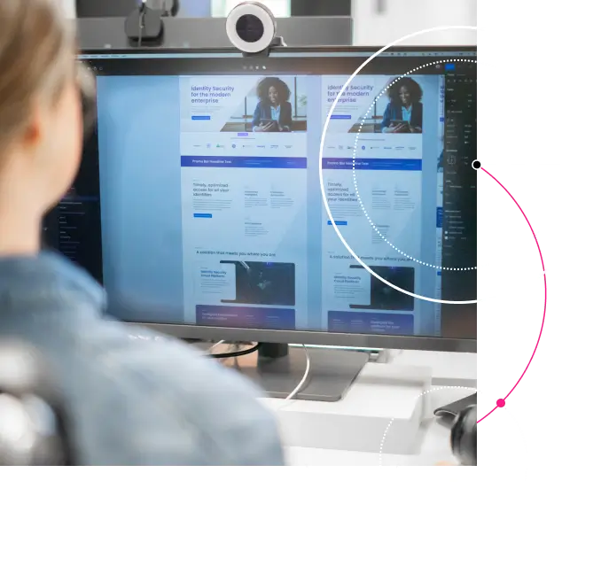 Clear Digital team presenting a full suite of visual identity solutions, including branding, logo design, and digital brand identity services