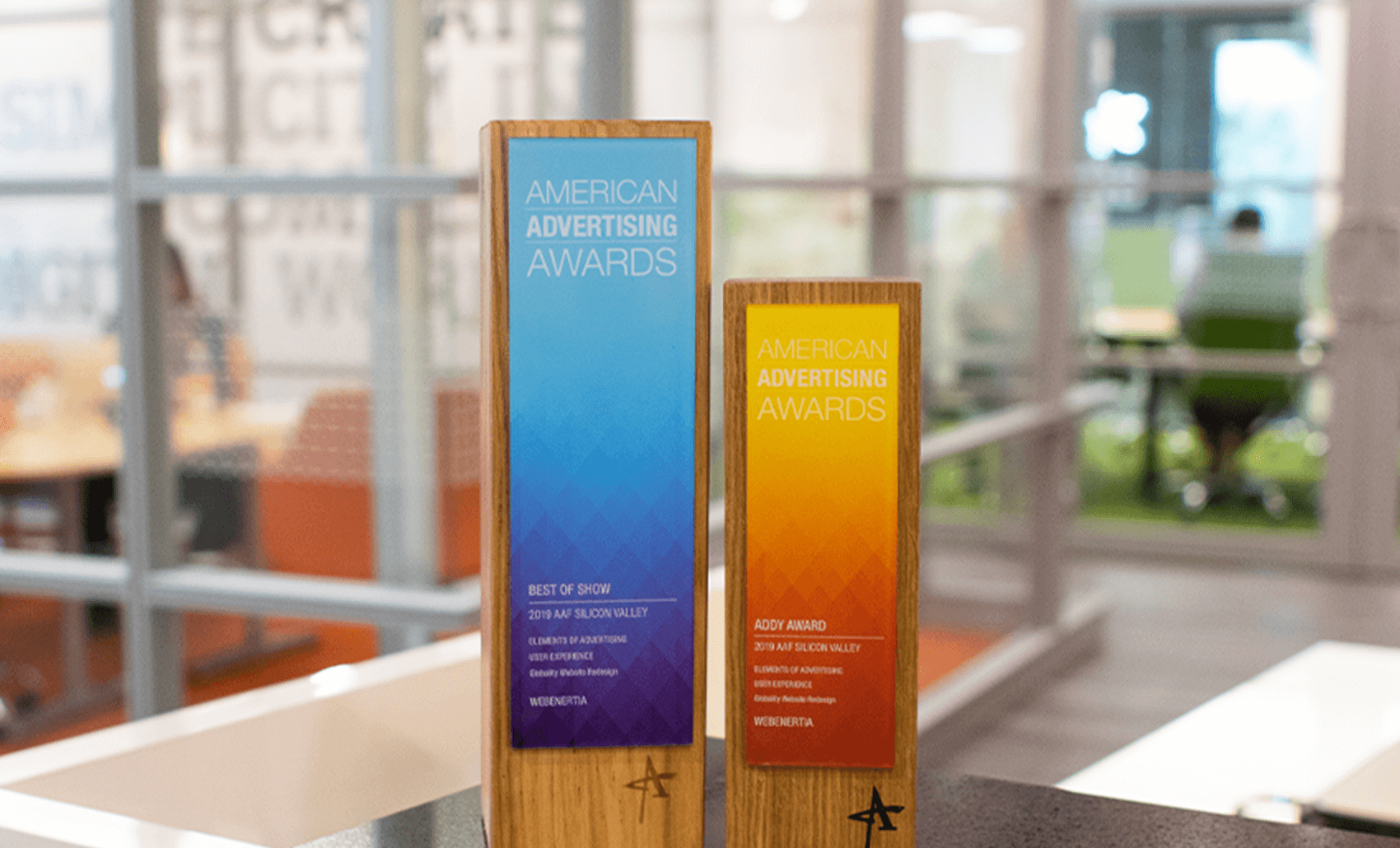 2019 Addy Awards - Best of Show Statue and Addy Award Statue