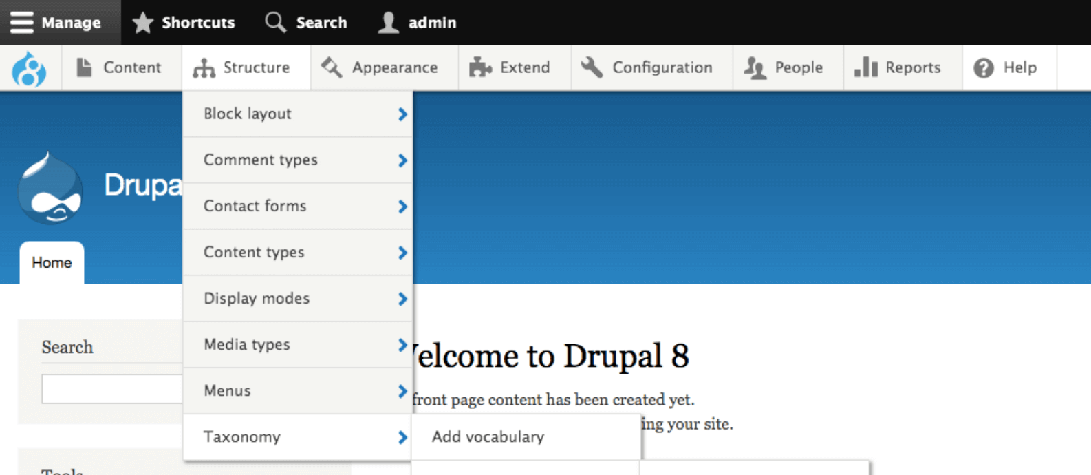 Drupal Admin Backend Web Development