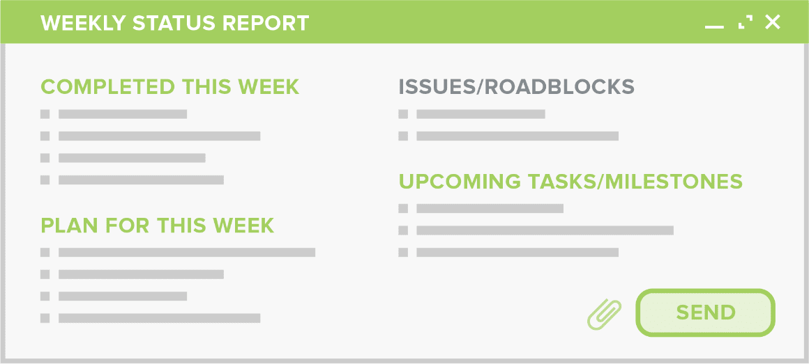 Weekly Status Report